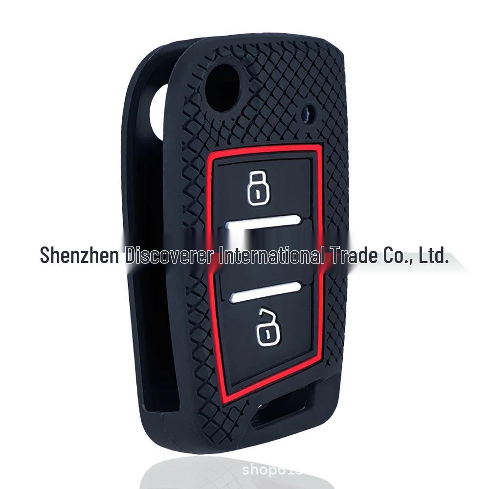 Силиконовый чехол для ключа для VW Golf 7 GTI, T-Cross, Tiguan, Skoda, Leon