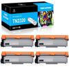 Toner - LECIROBA - TN2320 - Compatible Brother - Pack of 4 - Yield 2600 Pages
