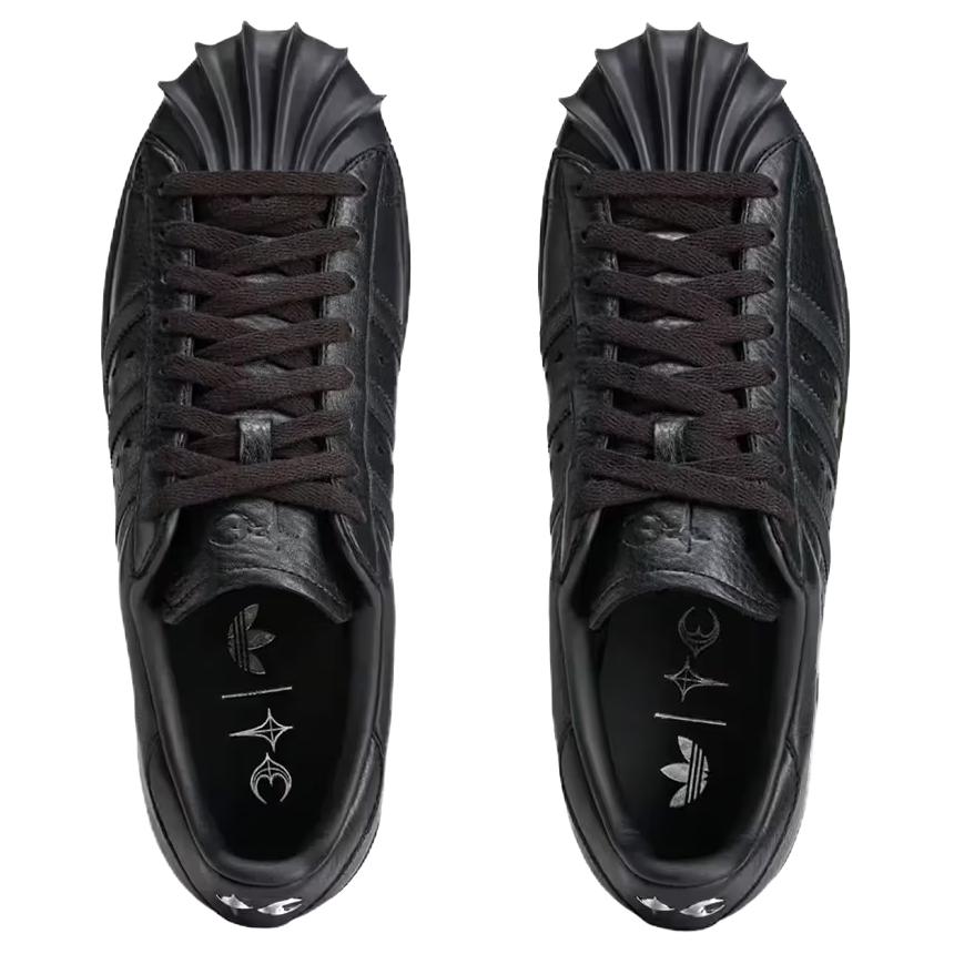 Superstar Thug Club x Superstar Adidas Originals Винтажный 'Core Black' KI0824