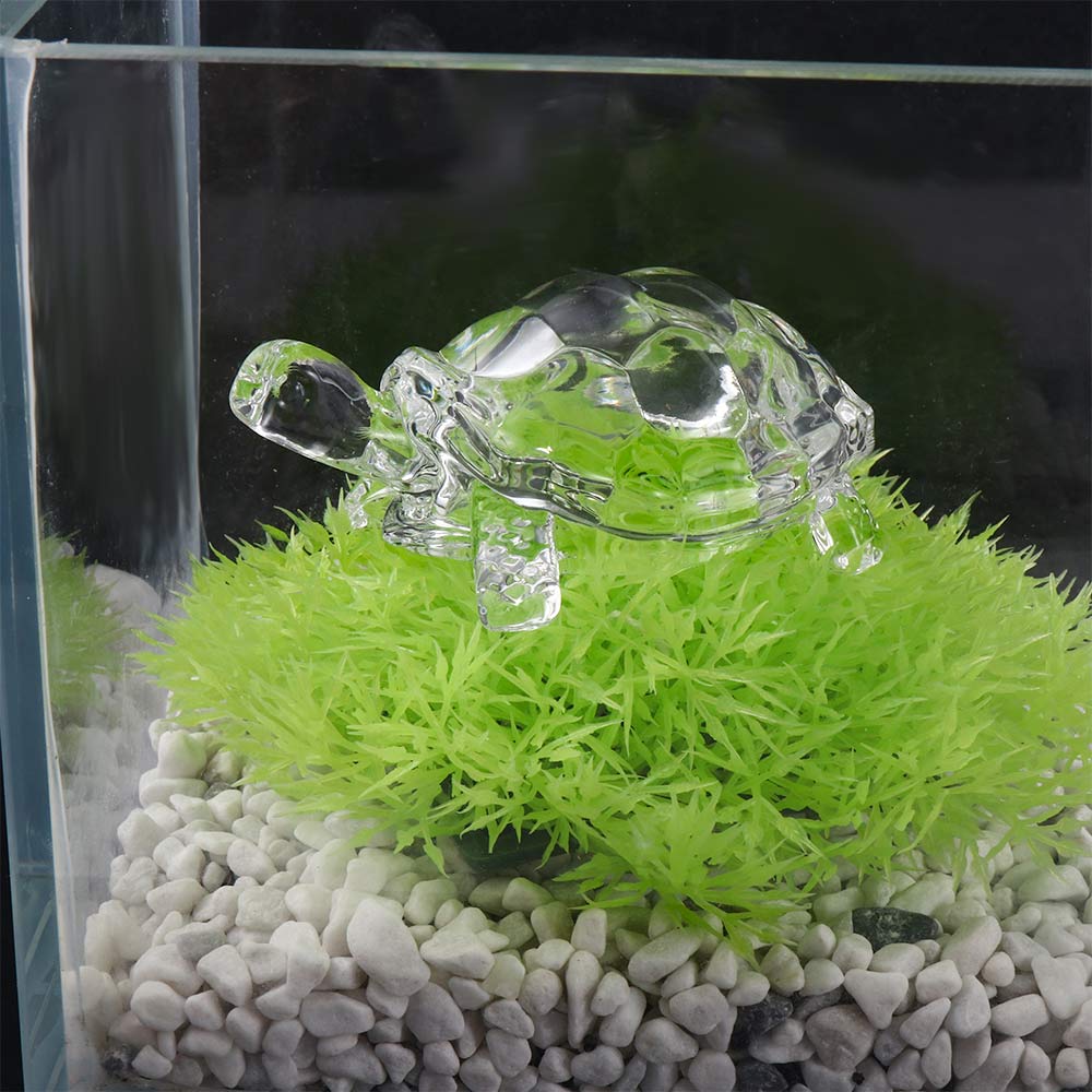 Landscaping High Quality Home Decoration Crystal Turtle Desktop Ornament Craft Gift Tortoise Statue