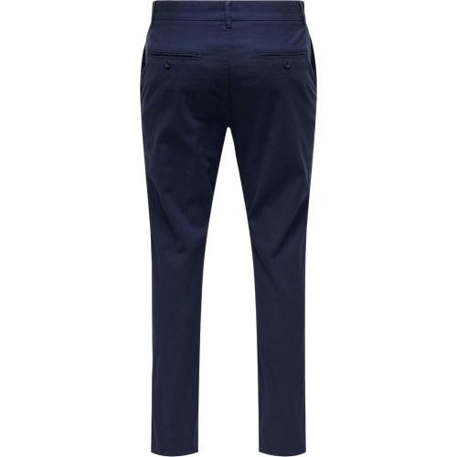 Only Mens Plain Slim Trousers