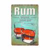 Cold Beer Rhum Vintage Metal Sign Tin Decor Plaque Decor Pub Cafe Brewery Wine Rum Wall Art Posters Metal Signs Decorative Plate