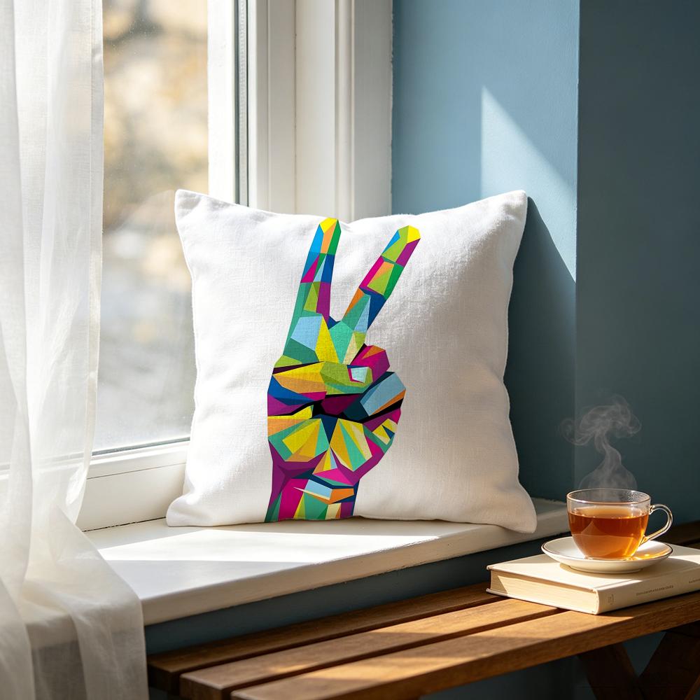 Band GGestureing Cushion Cover Cushion Cover Set Pcs x x x Pillowcase Decorative Sofa Home Decor
