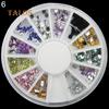 Красочные блестящие украшения для ногтей, колеса, красочные звезды, сделай сам, маникюрный аксессуар, уход за ногтями