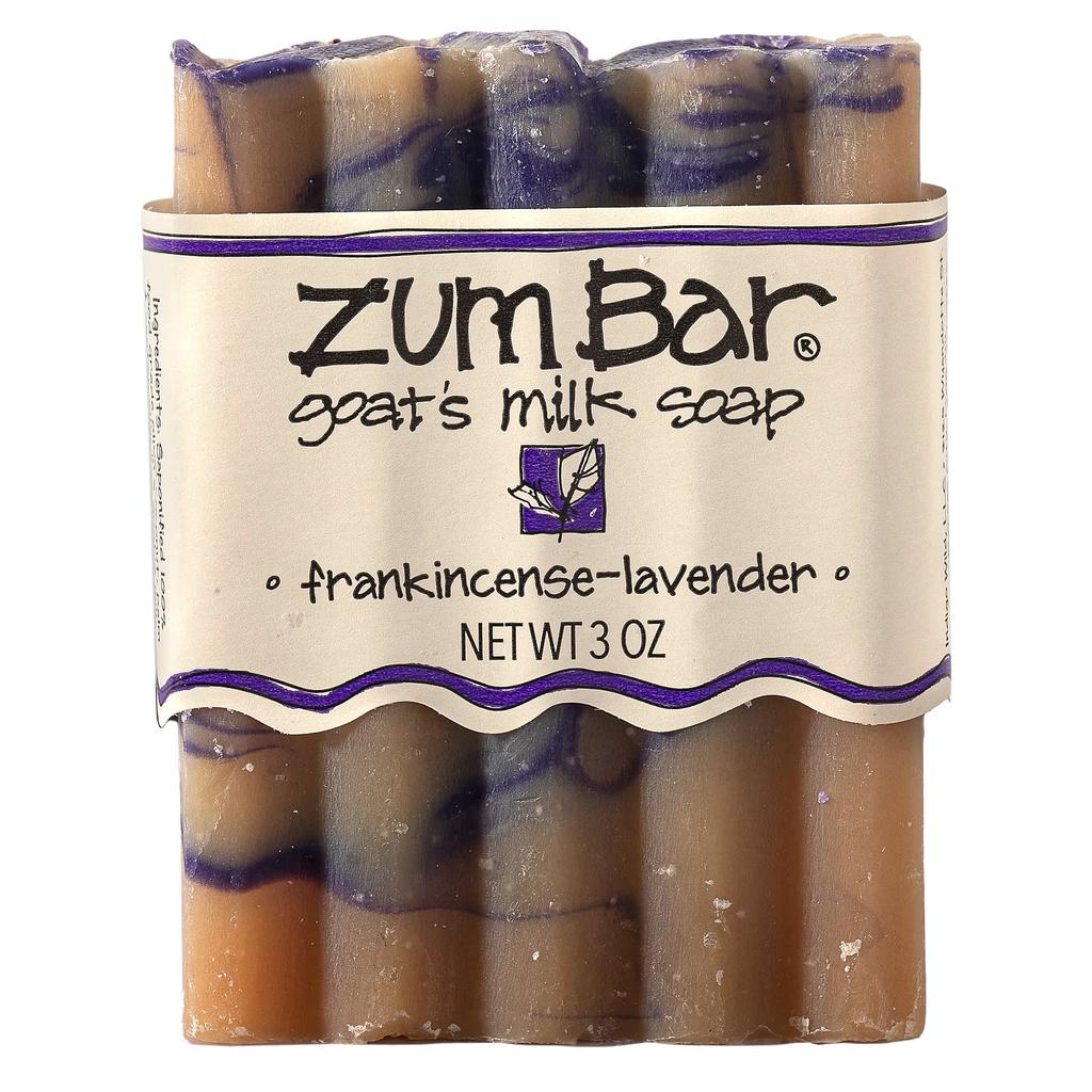 ZUM Bar, Goat Milk Soap, Frankincense-Lavender, 3 Oz
