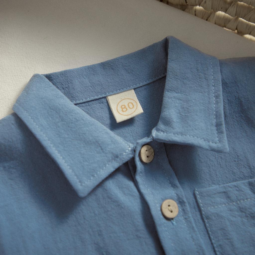 6M-4Y Summer Baby Boy Clothes Sets Toddler Infant Kid Solid Color Shirt Tops Shorts Casual Outfits Soft Summer Clothing