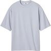 Uniqlo Свободная однотонная футболка с круглым вырезом, унисекс, топ 482295-70