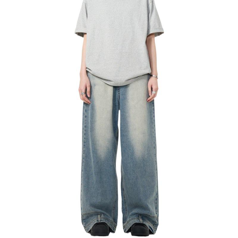 Женские перевернутые широкие джинсы с высокой талией: Весенняя модная тенденция