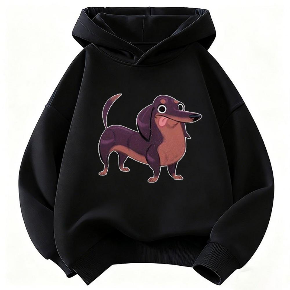Fashion Dachshund Dog Funny Hoodie Kids Children's Sweatshirt Hoody for Boys Girls Casual Hoodies Y2k Clothes
