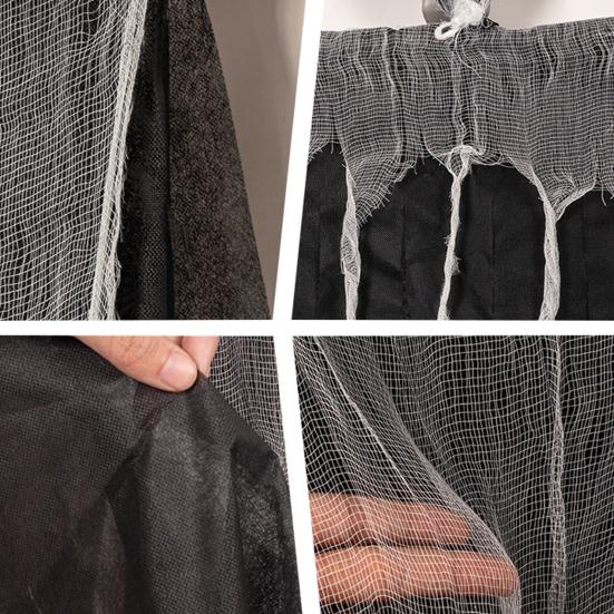 Halloween Hanging Ghost Realistic Easy Installation Scary Hanging Skeleton Grim Reaper Haunted House Decoration