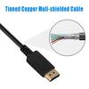 1.8M DisplayPort To VGA Converter DP TO VGA Connect Adapter 1.8m Cable Full HD 1080P for Desktop Laptop PC TV Monitor Projector