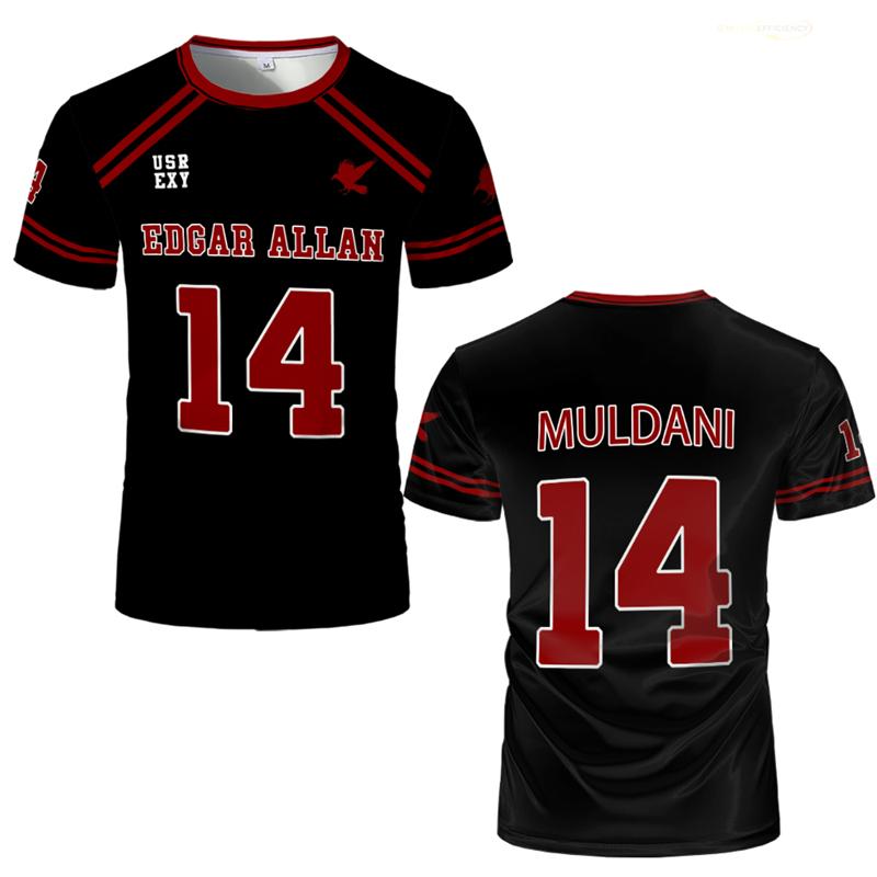 Игровой Костюм для Косплея по Мотивам Игры Foxhole Court Lacrosse Hockey Jersey, Мужская Дышащая Спортивная Футболка с Коротким Рукавом