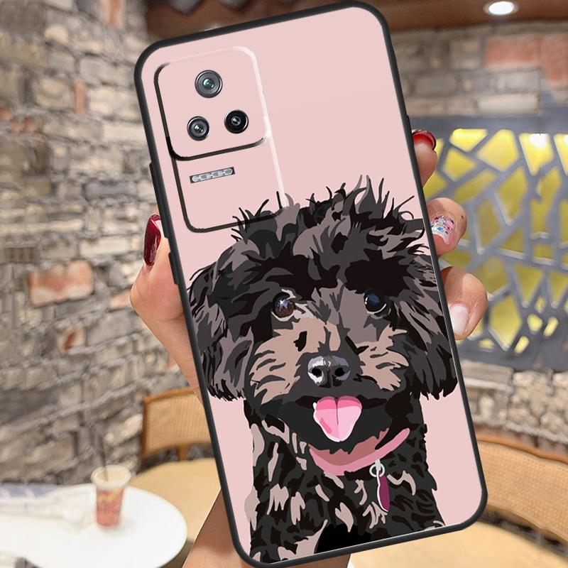 Poodle Dog Case For Xiaomi 14T Pro 13T 11T 12T 13 14 15 Ultra POCO X6 X7 Pro X3 X5 M6 F5 F6 Pro Cover