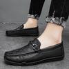 Роскошные мужские повседневные туфли из черной кожи, новые формальные туфли, кроссовки, дизайнерские мужские лоферы, дышащие слипоны для вождения