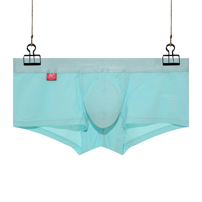 1 шт., хлопковые шорты со средней талией, U-образным вырезом, трусы-боксеры, сексуальные дышащие трусы большого размера с открытой передней частью для мужчин