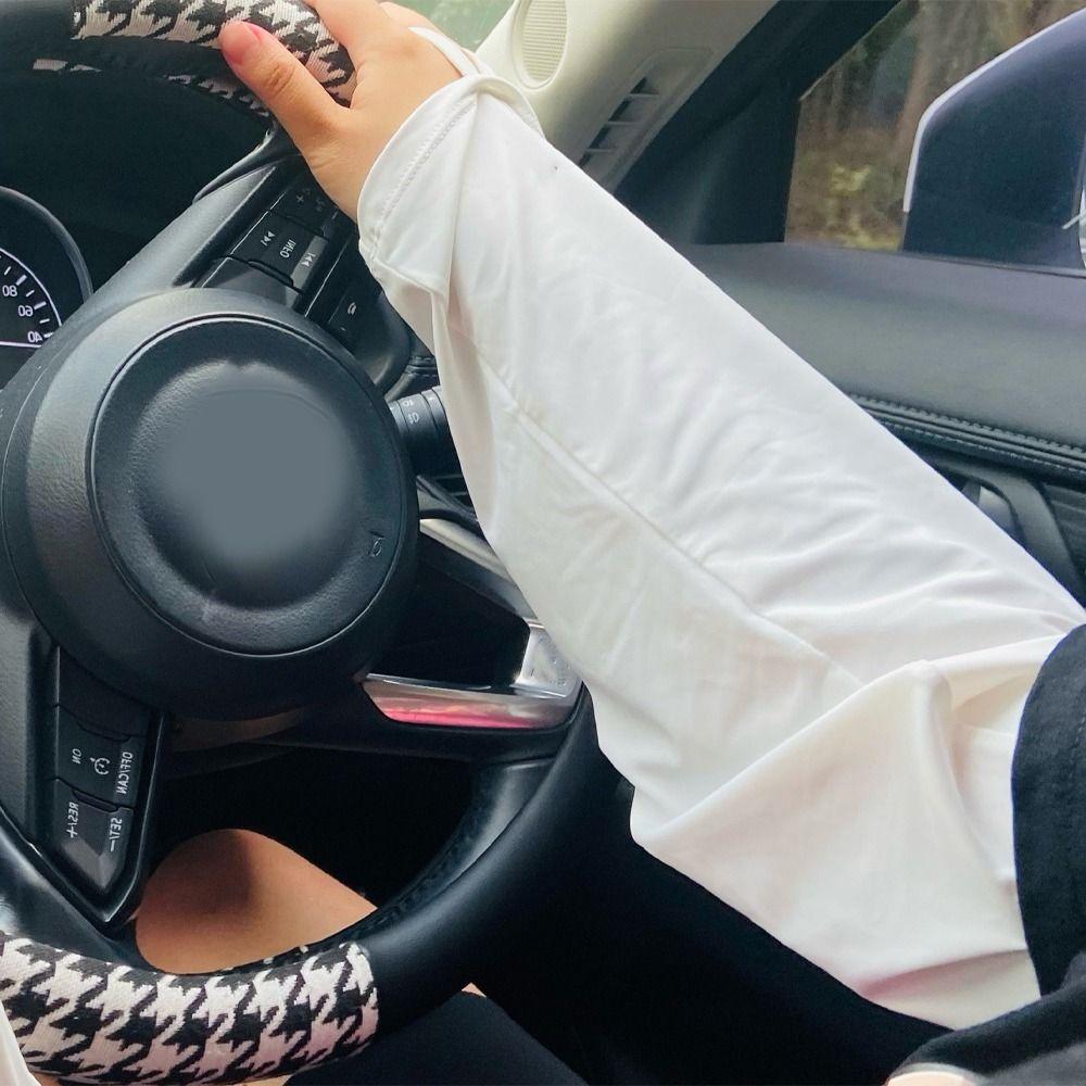 Sleeves Summer Sunscreen Sleeves Women Arm Sleeves Ice Silk Arm Sleeves Driving Sunscreen Sleeves
