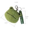 Earphone Storage bag Couple Gift Mini Wallet Keychain Frog Plush Coin Bag Zipper Coin Purses