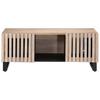  Coffee Table, White, 100x55x40 Cm, Solid Mango Wood