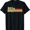 Билли Имя Подарок Персонализированная Смешная Рождественская Футболка на День Рождения