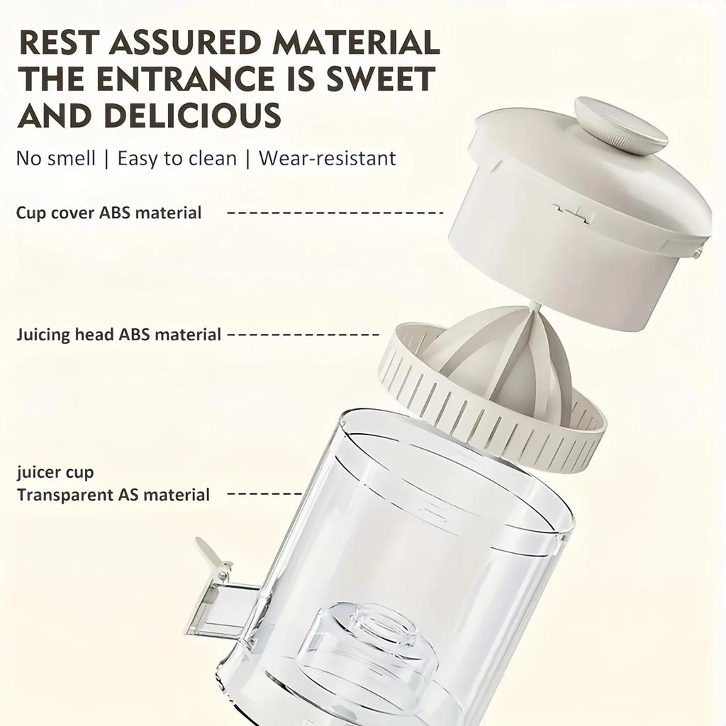 Новая беспроводная электрическая многофункциональная соковыжималка бытовая удобная соковыжималка для апельсинов медленная соковыжималка машина с зарядкой через USB сепаратор сока