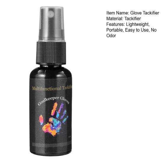 30ML Goalkeeper Glove Tackifier Sticky Glue Spray Lightweight Portable Soccer Goalkeeper Glove Grip Spray