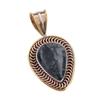 Natural Pietersite Gemstone 925 Solid Sterling Silver TwoTone Pendant 1.50" b1B96
