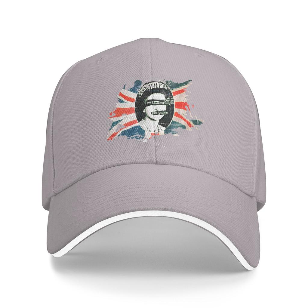 Sex Pistols Official Flag God Save The Queen Baseball Cap UnisexTeens Design Trucker Hat Classic Outdoor Gym Baseball Caps