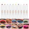 20-цветная цветная подводка для глаз с высокой пигментацией, перламутровый мерцающий металлик, дымчатая подводка для глаз в стиле панк, готика, стойкая