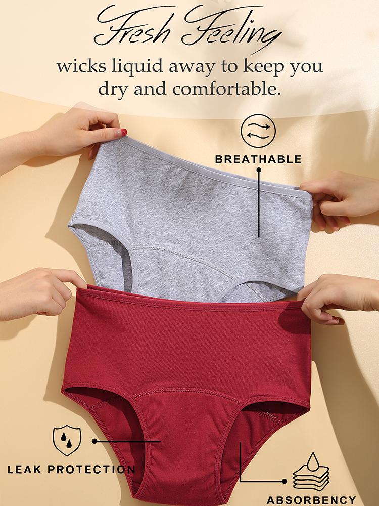 1 шт. сексуальные герметичные менструальные трусики физиологические трусы с высокой талией женское нижнее белье месячные удобные водонепроницаемые трусы