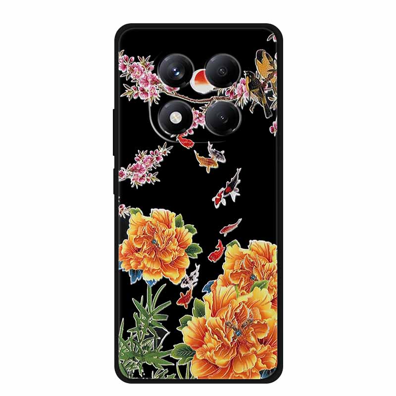 3D Цветочный тисненый чехол для Redmi Note 15 5G (Китай) Чехол Мягкий Силиконовый Чехол Для Телефона Для Note 15 5G Для Китая Чехлы Оболочка Coque