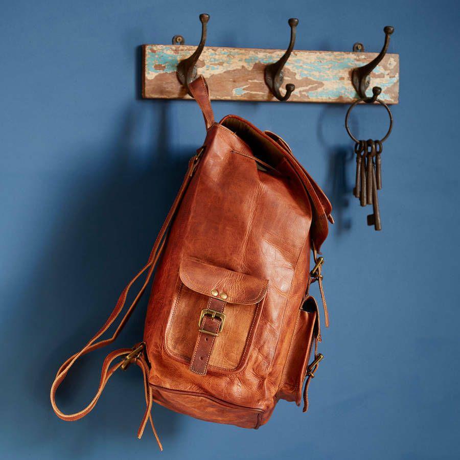 Новая прочная дорожная сумка для рюкзака из козьей кожи для мужчин и женщин