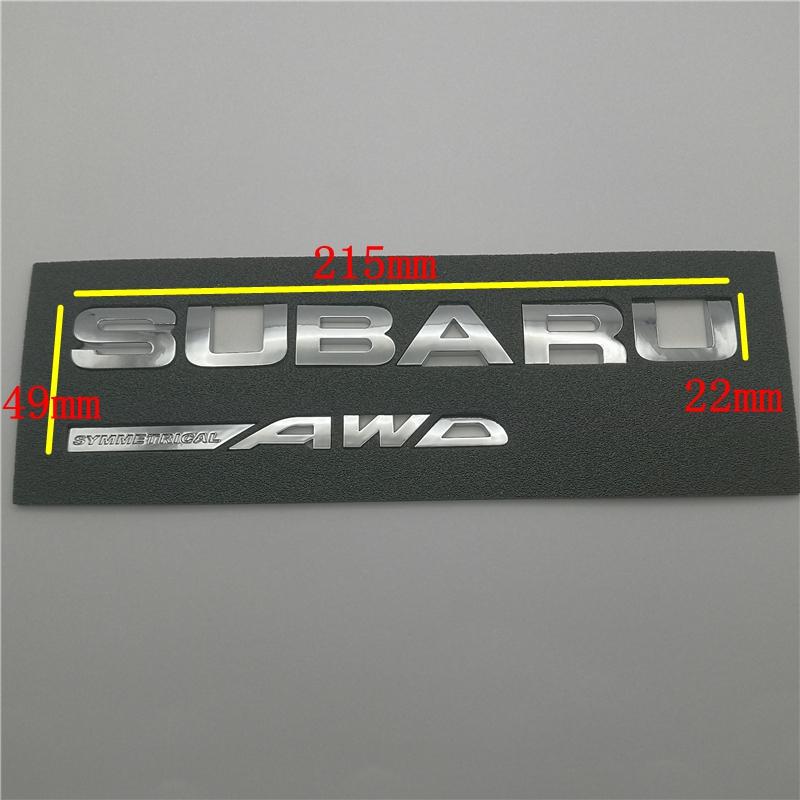 Suitable for the Forester logo Winged Leopard WRX STI FORESTER SUBARU AWD XT rear emblem sticker Z8