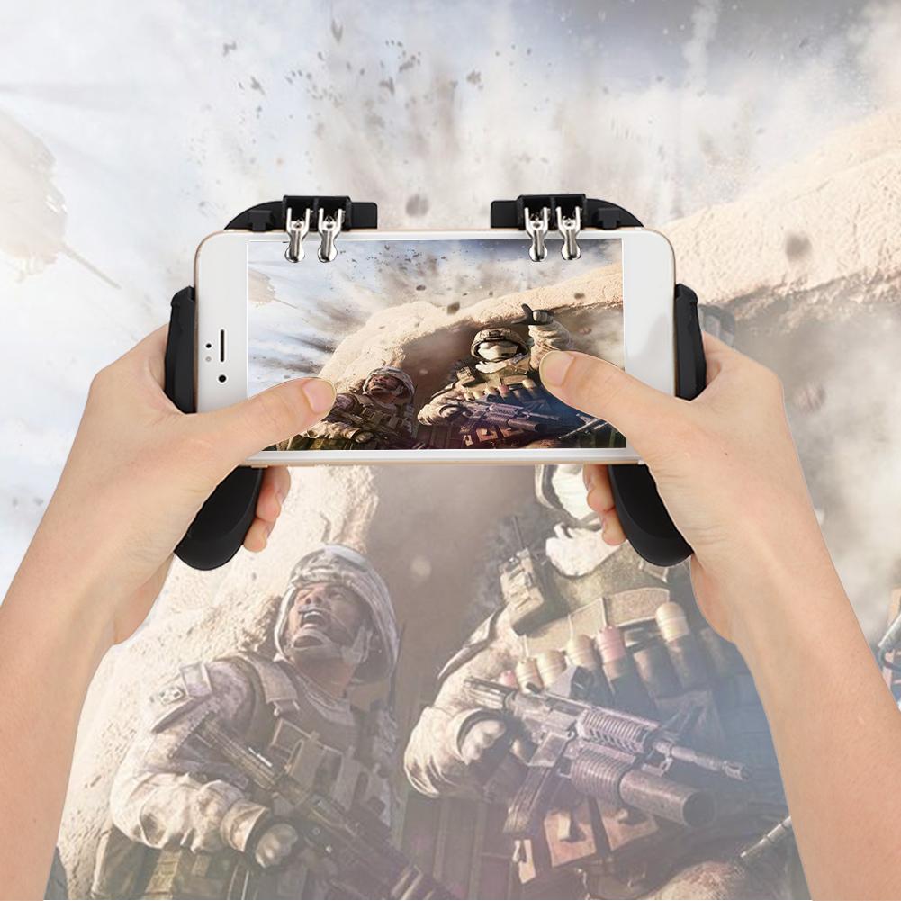Phone Game Controller Power Handle Heat Dissipation Gamepad with Cooling Fan