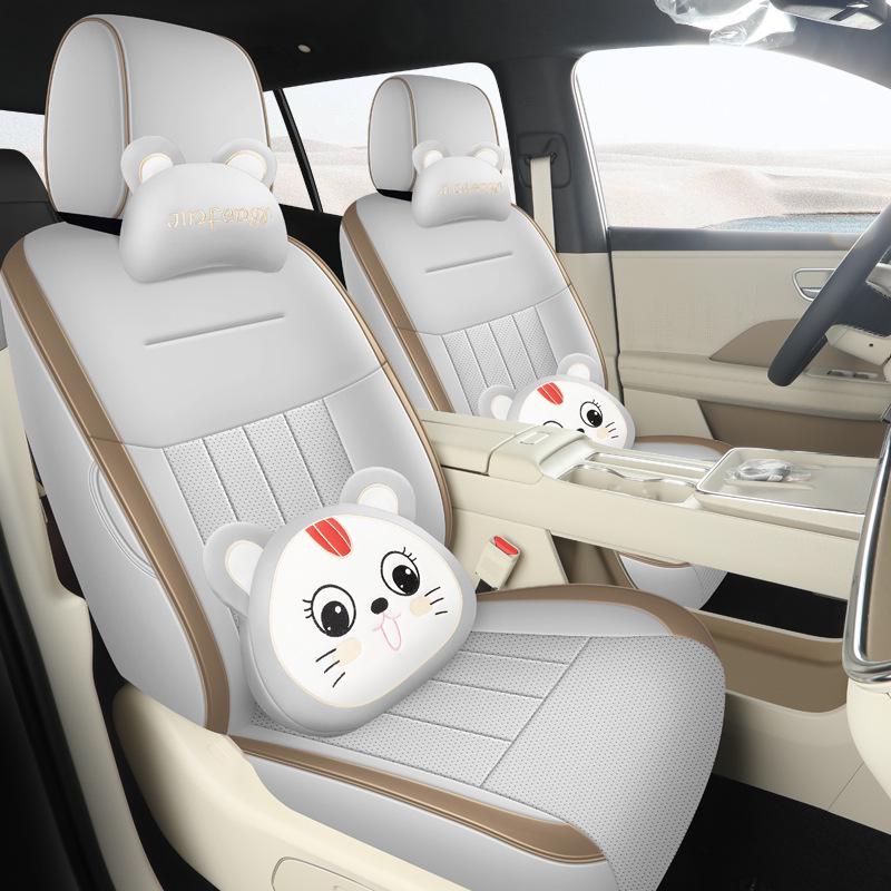 Кожаные чехлы на сиденья автомобиля Toyota BZ3X 2025 года: Модель 610 Max Всесезонные подушки