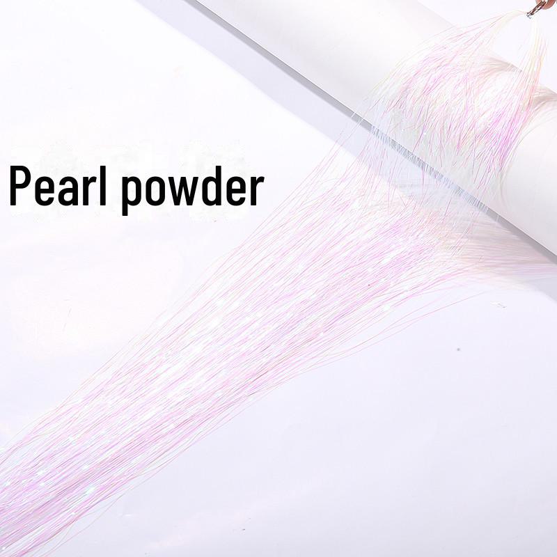 Цветные лазерные накладные пряди для волос