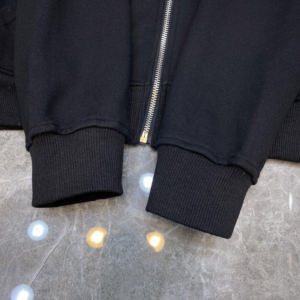 8139 CHROME HEARTS 2025 New Spring and Autumn Plus-size Thin Style Classic Style Logo Zipper Hooded Sweatshirt for Couples