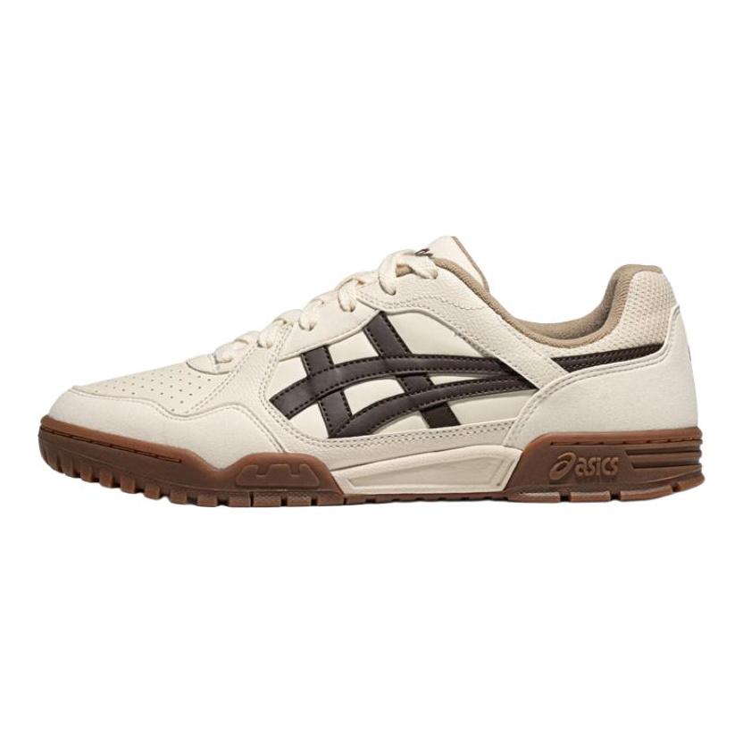 Asics Court Mz 3.0 Удобные Модные Прочные Дышащие Кроссовки с Низким Верхом Кроссовки Унисекс Бежевый Коричневый 1203A870-250