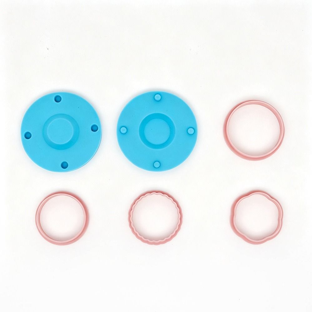Scalloped Edge Plate Clay Earring Molds Reusable Polymer Clay Molds  Polymer Clay Crafting