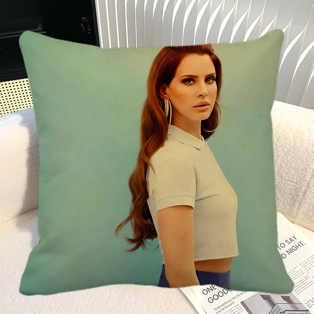 Скандинавская Винтажная Эстетика Чехол на Подушку Lana Del Rey Квадратная Подушка Спальня Диван Отдых Комфортная Подушка Автомобиль Домашний Декор
