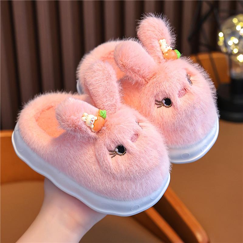 Pantuflas Детские хлопковые тапочки Зимние тапочки Мультяшные тапочки для девочек Домашняя обувь Теплая хлопковая обувь для мальчиков Детские тапочки Шлепанцы Zapatos Niña