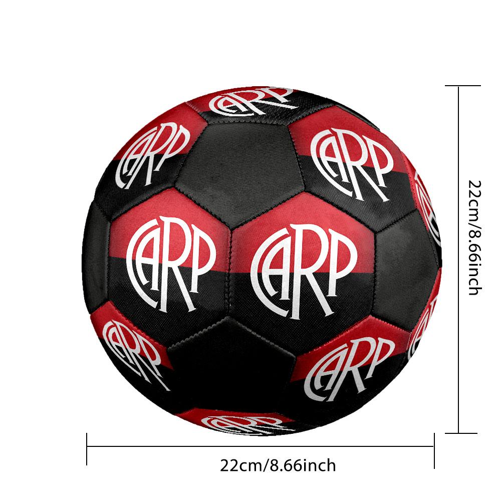 Club Atlético River Platefootball clubIndoor Size 5 Soccer Ball Colorful Machine Stitched PVC Competition Ready Durable High-Bounce