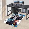 1pc Anime Cartoon Design Jujutsu Kaisen Characters Office Chair Mat Non-Slip Carpet Suitable for Home Decor Living Room Bedroom Game Room Festival Gif