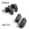 90 Angle Usb 3.0 Type A Male To Female M/F Adapter Connector Converter Extender Plug For Laptop Pc Left/Right/Up/Down
