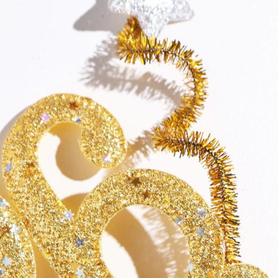 Ободок на голову «2026 Новый год» с логотипом в виде цифр, красочный дизайн, обруч для волос, праздничный аксессуар для празднования Нового года