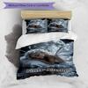 3pcs Custom Name Moonlit Fairy Dreams Bedding Set Printed Bedding Set Duvet Cover Closure Includes 1 Duvet Cover & 2 Pillowcases Bedroom Decor
