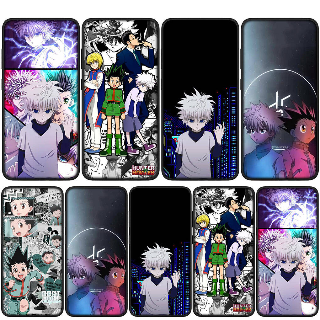 for Samsung Galaxy S25 S24 S23 iPhone 17 16 15 Xiaomi Redmi Note 14 13 12 11 Plus Pro Max XR Case Hunter X Hunter Gon Freecss Killua OPPO Huawei Cover