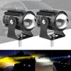 8-80V Spotlight Headlamp Motorcycle Accessories Super Bright Explorers Headlight Work Lamp 8-80V Car Waterproof Fog Lamp Dual Color Motorcycle LED
