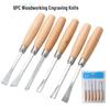 6-Piece Wood Carving Knife and Chisel Set