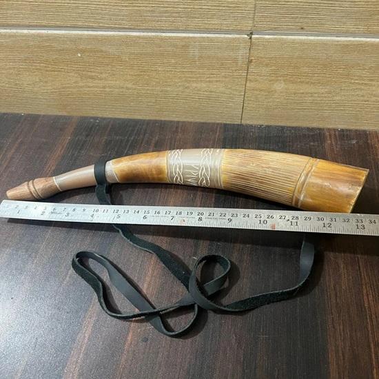 Set of 6 Viking War Genuine Horn Whistle, Medieval Sounding Horn, Norse Cattle Bugle, Ancient Hunting Tool, Resonating