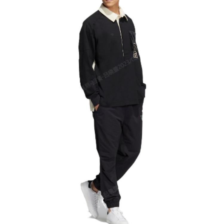 adidas Мужская рубашка-поло Originals Черная HY7235